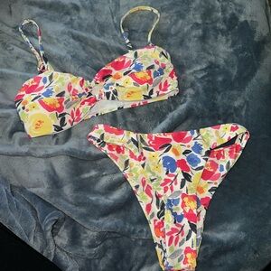 Floral SHEIN bikini
